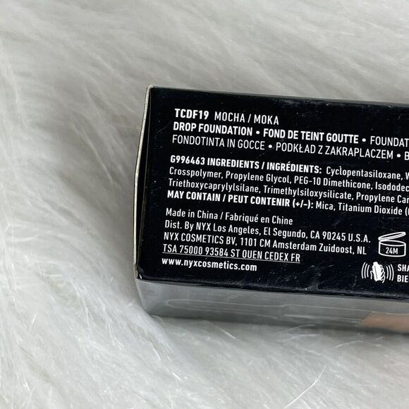 NYX Total Control Drop Foundation TCDF19 Mocha Face Make Up - Picture 2 of 2